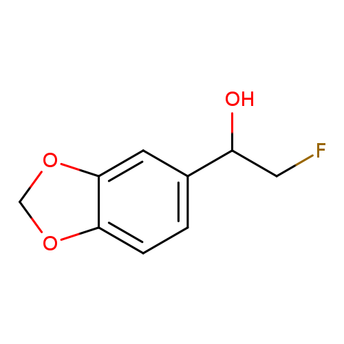 1-(1,3-dioxaindan-5-yl)-2-fluoroethan-1-ol
