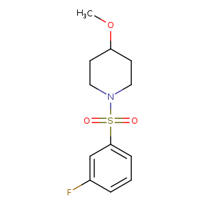 1-(3-fluorobenzenesulfonyl)-4-methoxypiperidine