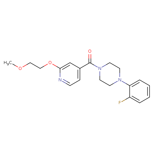 1-(2-fluorophenyl)-4-[2-(2-methoxyethoxy)pyridine-4-carbonyl]piperazine