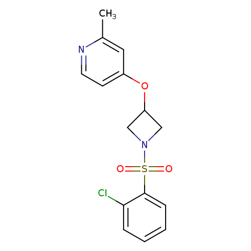 4-{[1-(2-chlorobenzenesulfonyl)azetidin-3-yl]oxy}-2-methylpyridine