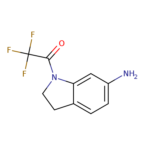 1-(6-AMINO-2,3-DIHYDRO-1H-INDOL-1-YL)-2,2,2-TRIFLUORO-ETHANONE
