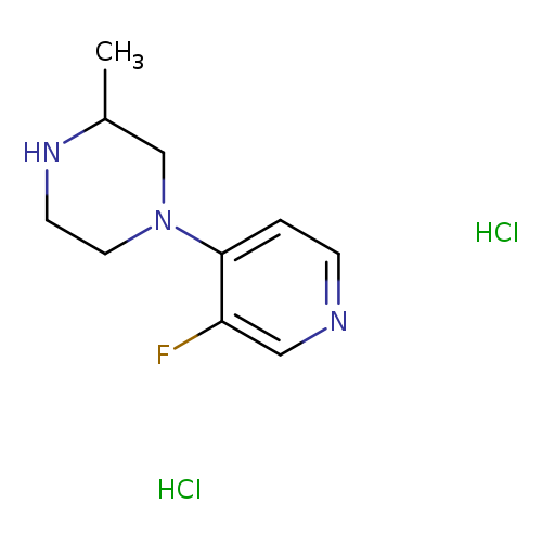 1-(3-fluoropyridin-4-yl)-3-methylpiperazine dihydrochloride