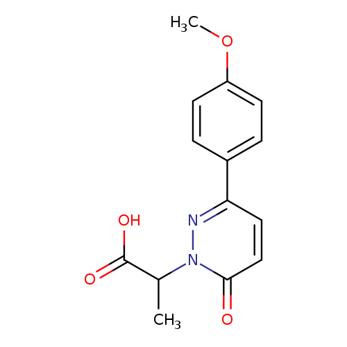 2-[3-(4-methoxyphenyl)-6-oxo-1,6-dihydropyridazin-1-yl]propanoic acid
