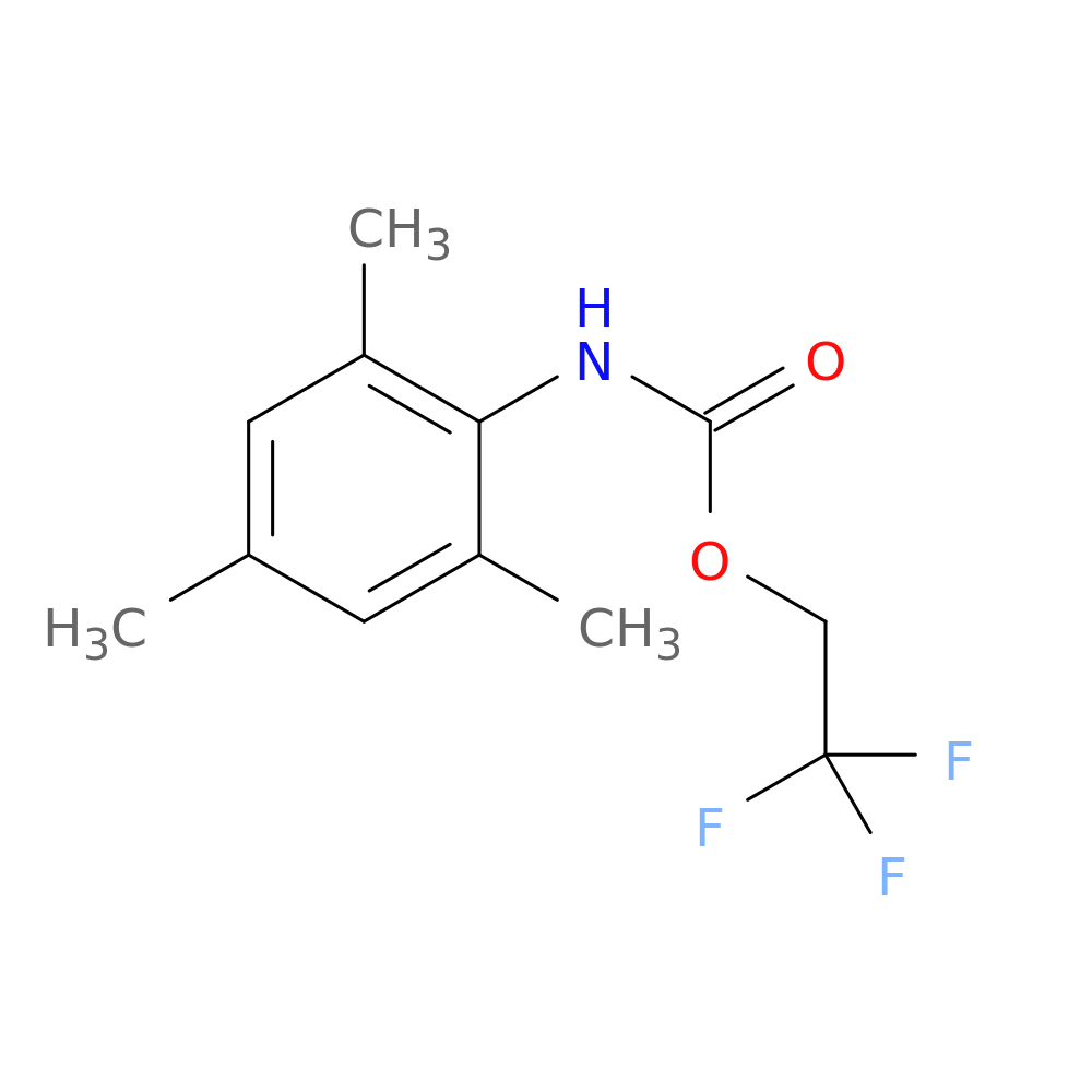 2,2,2-Trifluoroethyl mesitylcarbamate