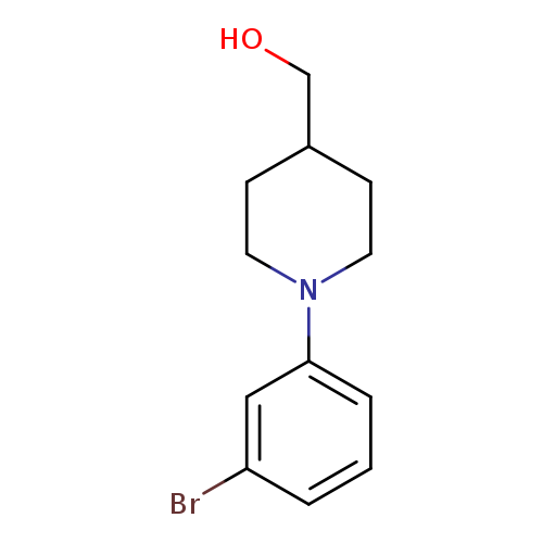 [1-(3-Bromophenyl)piperidin-4-yl]methanol