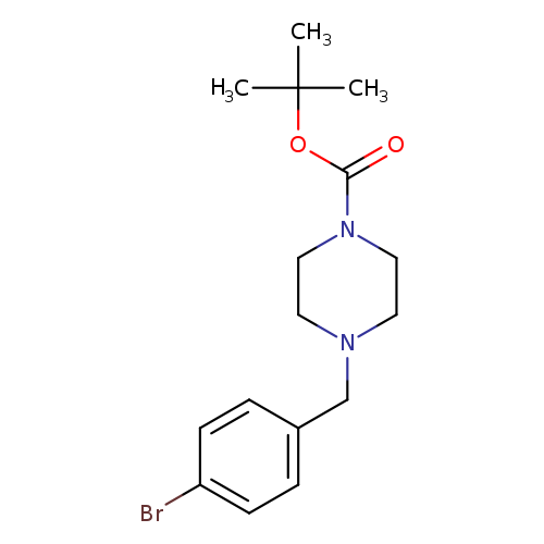 1-Piperazinecarboxylicacid, 4-[(4-bromophenyl)methyl]-, 1,1-dimethylethyl ester