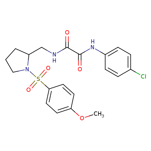 N'-(4-chlorophenyl)-N-{[1-(4-methoxybenzenesulfonyl)pyrrolidin-2-yl]methyl}ethanediamide