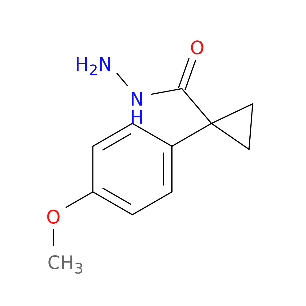 1-(4-Methoxyphenyl)cyclopropanecarbohydrazide