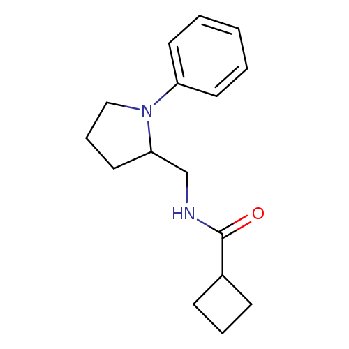 N-[(1-phenylpyrrolidin-2-yl)methyl]cyclobutanecarboxamide