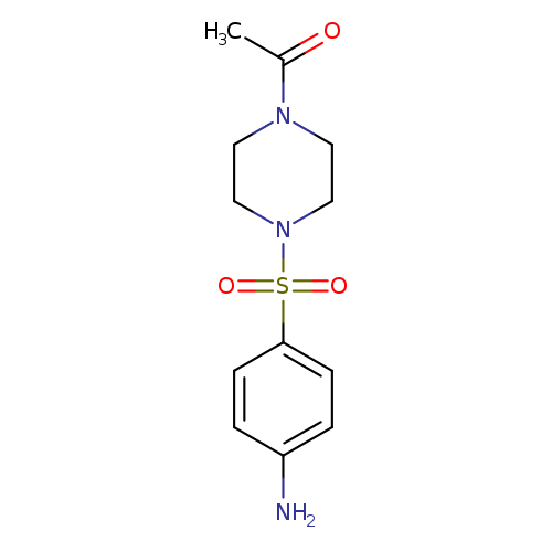 (4-[(4-ACETYLPIPERAZIN-1-YL)SULFONYL]PHENYL)AMINE