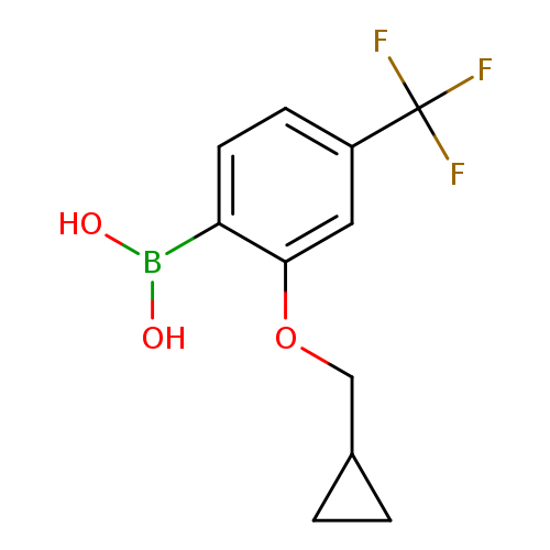 2-(Cyclopropylmethoxy)-4-trifluoromethylphenylboronic acid