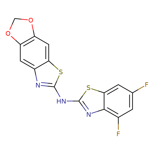 N-(4,6-difluoro-1,3-benzothiazol-2-yl)-4,6-dioxa-10-thia-12-azatricyclo[7.3.0.0^{3,7}]dodeca-1(9),2,7,11-tetraen-11-amine