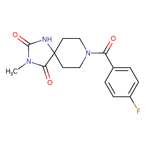 8-(4-fluorobenzoyl)-3-methyl-1,3,8-triazaspiro[4.5]decane-2,4-dione