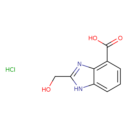 2-(hydroxymethyl)-1H-1,3-benzodiazole-4-carboxylic acid hydrochloride