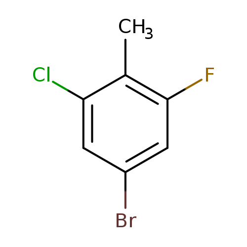 Benzene, 5-bromo-1-chloro-3-fluoro-2-methyl-