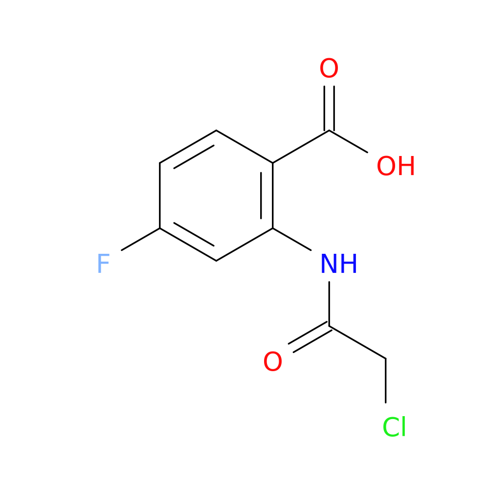 2-[(Chloroacetyl)amino]-4-fluorobenzoic acid