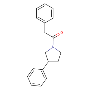 2-phenyl-1-(3-phenylpyrrolidin-1-yl)ethan-1-one
