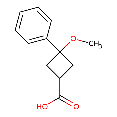 3-methoxy-3-phenylcyclobutane-1-carboxylic acid