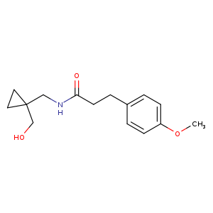 N-{[1-(hydroxymethyl)cyclopropyl]methyl}-3-(4-methoxyphenyl)propanamide