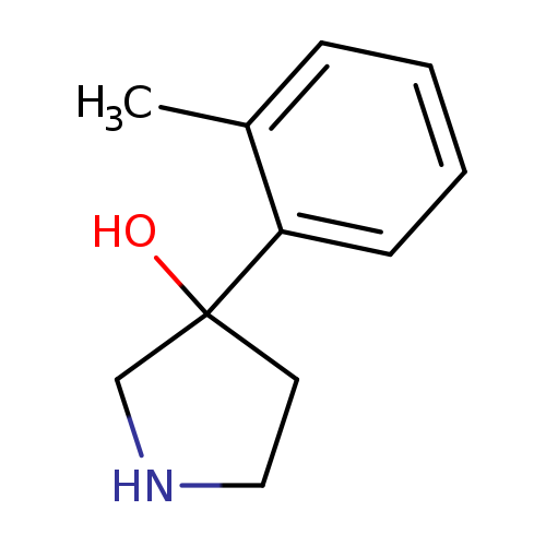 3-(2-METHYLPHENYL)PYRROLIDIN-3-OL