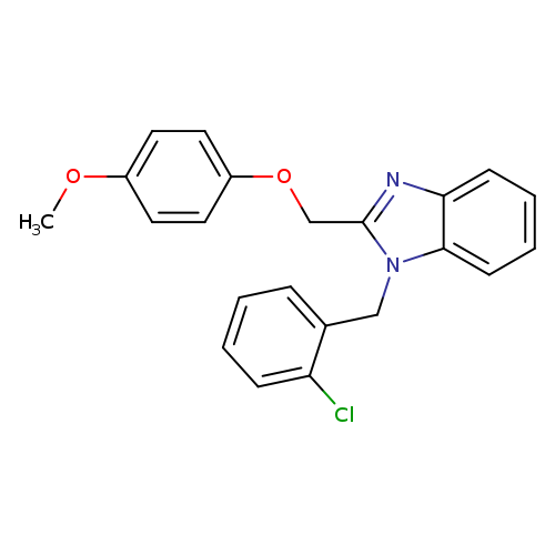 1-[(2-chlorophenyl)methyl]-2-[(4-methoxyphenoxy)methyl]-1H-1,3-benzodiazole