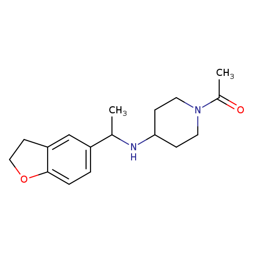 1-(4-{[1-(2,3-dihydro-1-benzofuran-5-yl)ethyl]amino}piperidin-1-yl)ethan-1-one