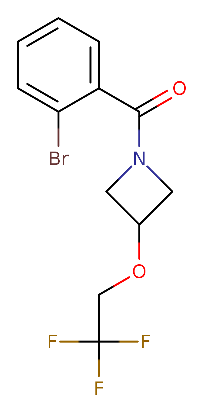1-(2-bromobenzoyl)-3-(2,2,2-trifluoroethoxy)azetidine