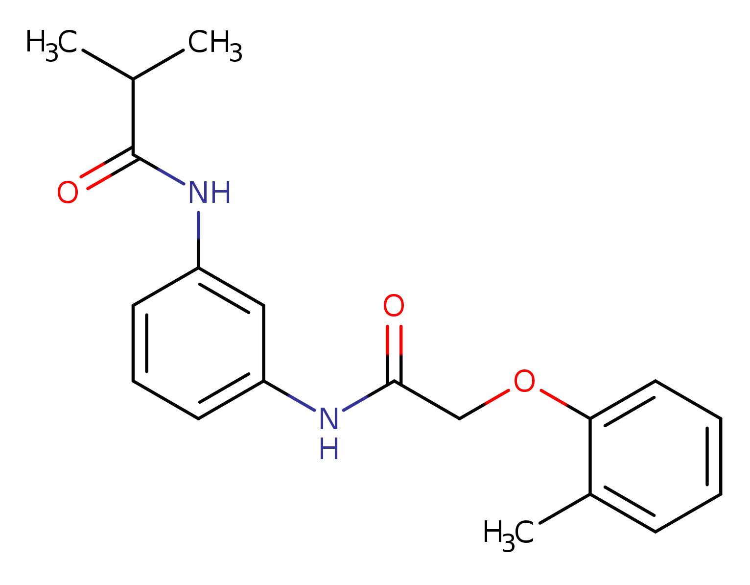 2-methyl-N-(3-{[(2-methylphenoxy)acetyl]amino}phenyl)propanamide