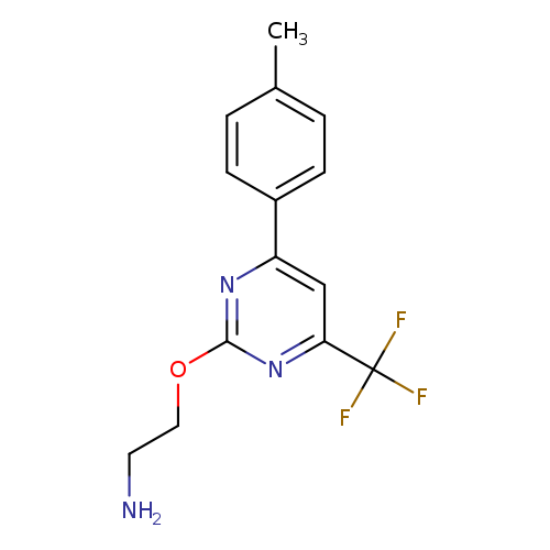 2-((4-(P-Tolyl)-6-(trifluoromethyl)pyrimidin-2-yl)oxy)ethanamine