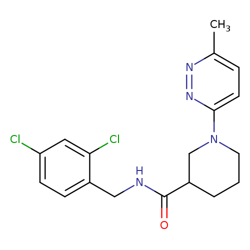 N-[(2,4-dichlorophenyl)methyl]-1-(6-methylpyridazin-3-yl)piperidine-3-carboxamide