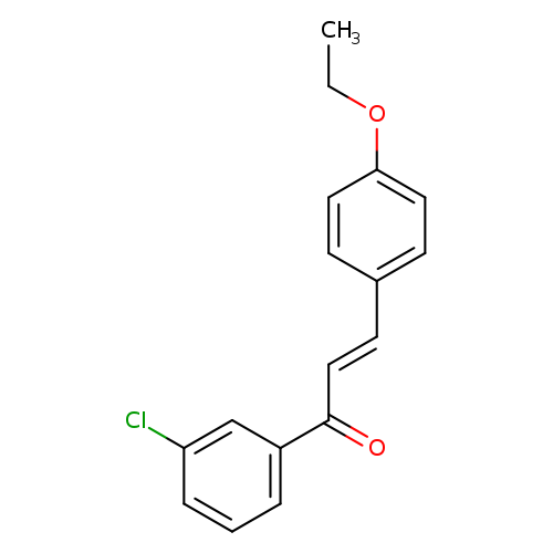 (2E)-1-(3-chlorophenyl)-3-(4-ethoxyphenyl)prop-2-en-1-one