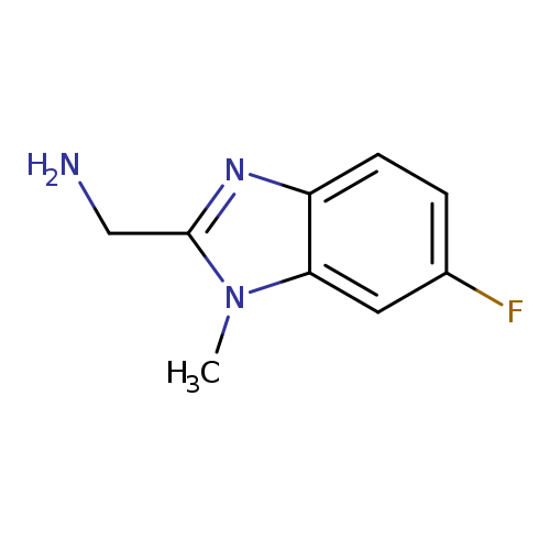 (6-fluoro-1-methyl-1H-1,3-benzodiazol-2-yl)methanamine