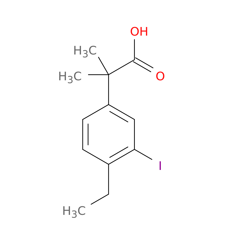4-Ethyl-3-iodo-α,α-dimethylbenzeneacetic acid