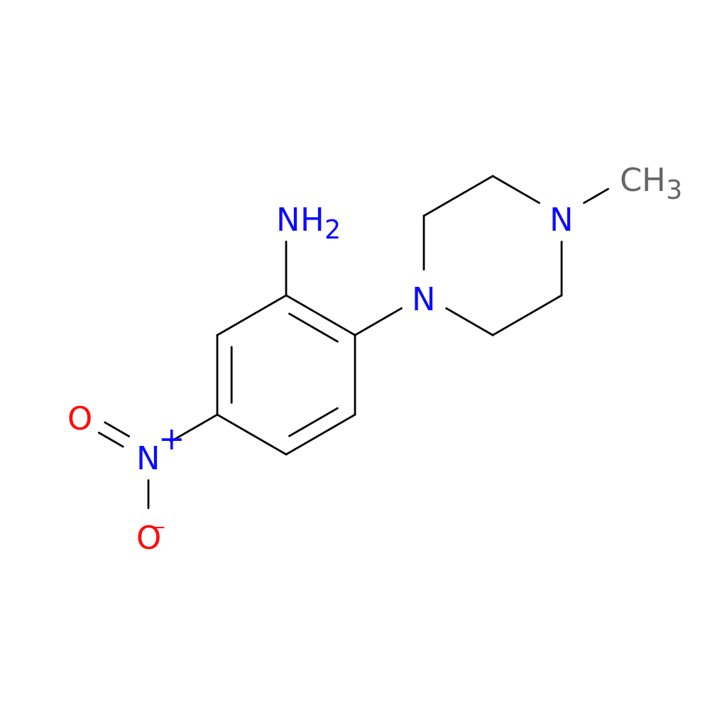 2-(4-METHYLPIPERAZIN-1-YL)-5-NITROANILINE