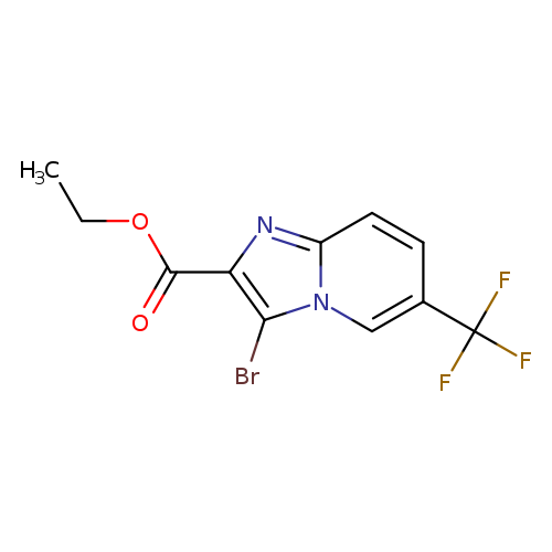 Ethyl 3-bromo-6-(trifluoromethyl)imidazo[1,2-a]pyridine-2-carboxylate