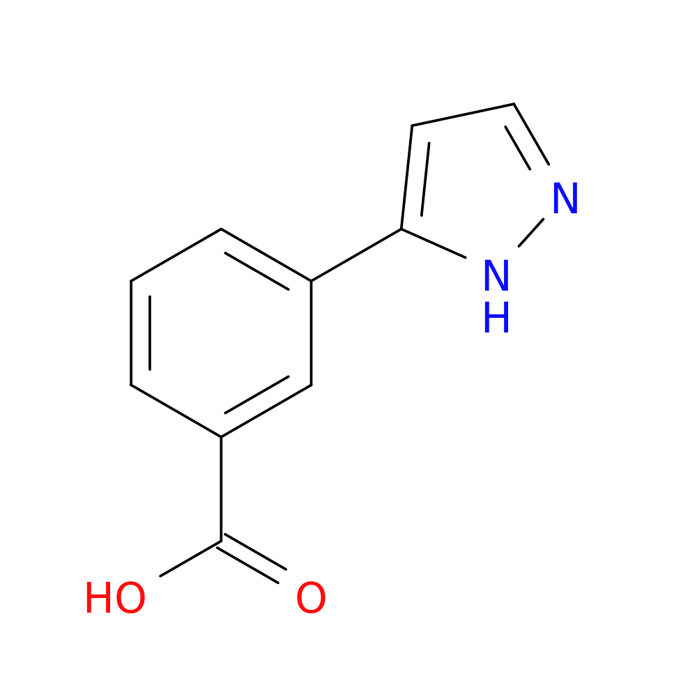 3-(1H-Pyrazol-5-yl)benzoic acid