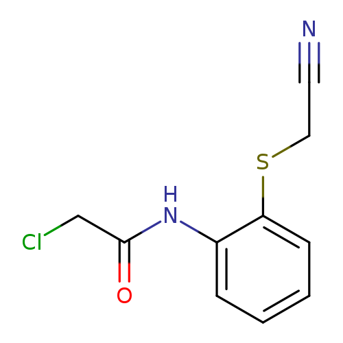 2-chloro-N-{2-[(cyanomethyl)sulfanyl]phenyl}acetamide