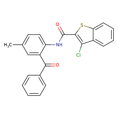 N-(2-benzoyl-4-methylphenyl)-3-chloro-1-benzothiophene-2-carboxamide