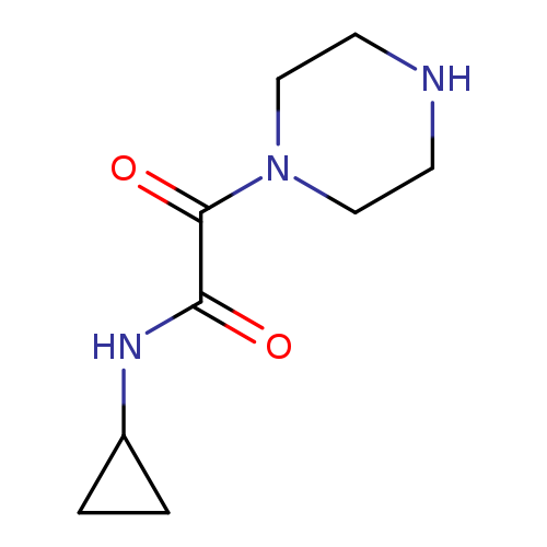 N-cyclopropyl-2-oxo-2-(piperazin-1-yl)acetamide