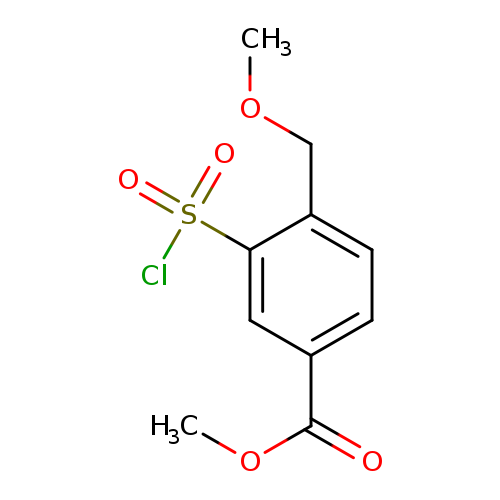 Methyl 3-(chlorosulfonyl)-4-(methoxymethyl)benzoate
