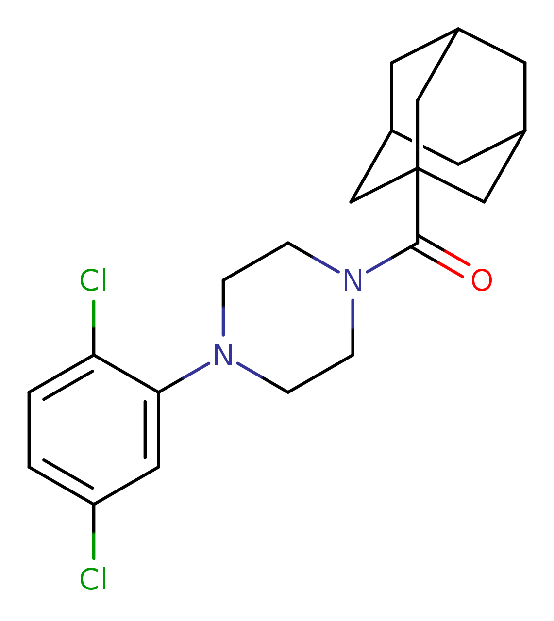 1-(1-adamantylcarbonyl)-4-(2,5-dichlorophenyl)piperazine