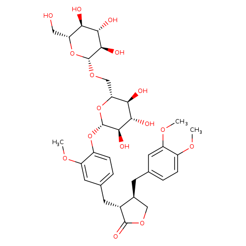 Arctigenin 4'-O-β-gentiobioside
