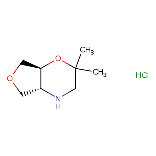 rac-(4aR,7aS)-2,2-dimethyl-hexahydro-2H-furo[3,4-b][1,4]oxazine hydrochloride, trans