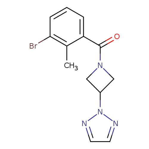 2-[1-(3-bromo-2-methylbenzoyl)azetidin-3-yl]-2H-1,2,3-triazole