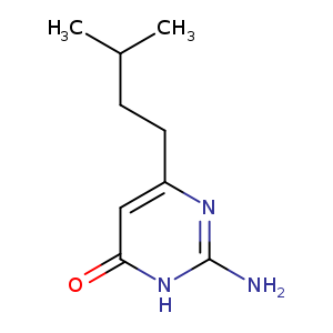 2-Amino-6-(3-methylbutyl)pyrimidin-4(3h)-one