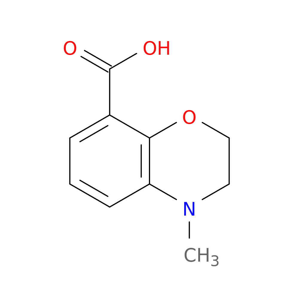 4-methyl-3,4-dihydro-2H-1,4-benzoxazine-8-carboxylic acid
