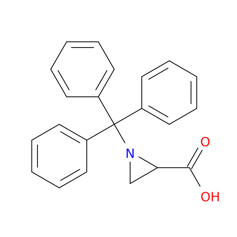 (S)-1-Tritylaziridine-2-carboxylic acid