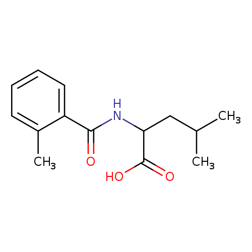 4-methyl-2-[(2-methylphenyl)formamido]pentanoic acid