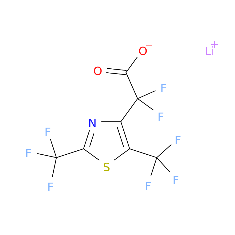 lithium(1+) 2-[2,5-bis(trifluoromethyl)-1,3-thiazol-4-yl]-2,2-difluoroacetate