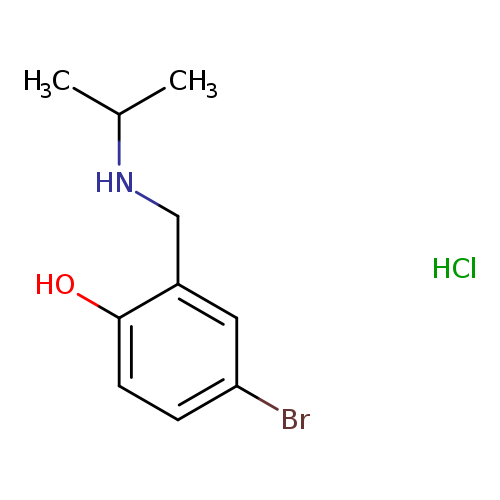4-bromo-2-{[(propan-2-yl)amino]methyl}phenol hydrochloride